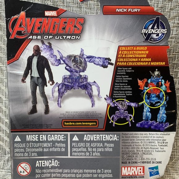 AVENGERS AGE OF ULTRON FIGURE- HASBRO- NICK FURY VS SUB ULTRON 007 - Picture 4 of 6